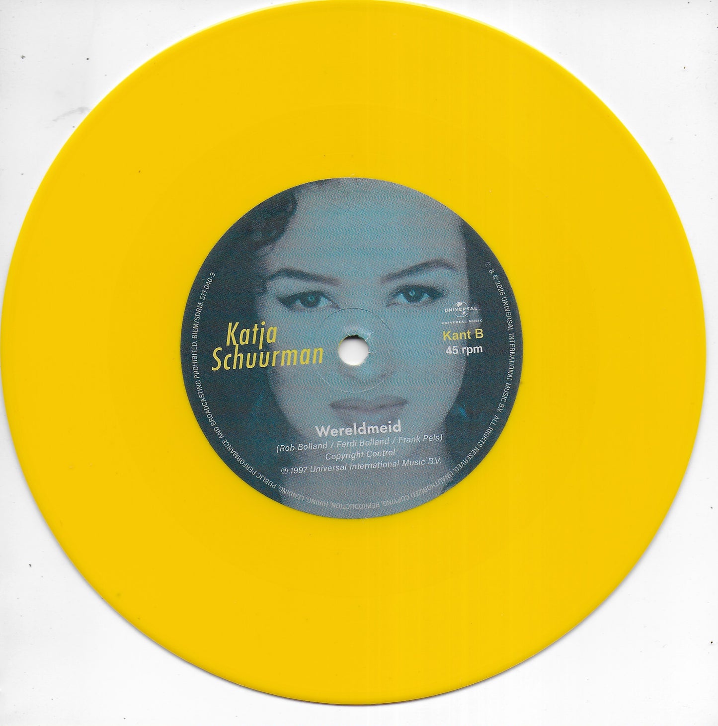 Katja Schuurman - Maar nu heb ik er één.. / Wereldmeid (30th Anniversary edition, yellow vinyl)
