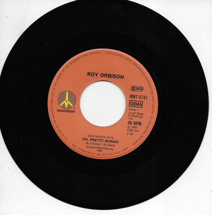 Roy Orbison - Oh pretty woman / It's over (Duitse uitgave)