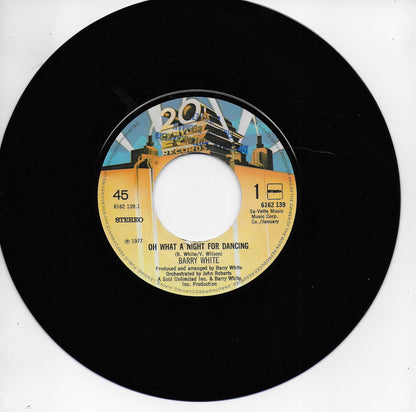 Barry White - Oh what a night for dancing (Europese uitgave)
