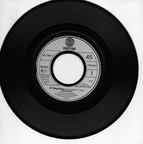 Status Quo - Ol' rag blues (Duitse uitgave)