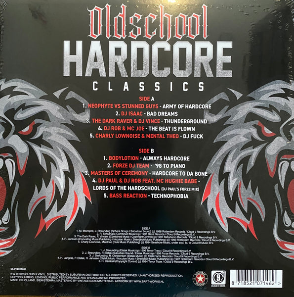 Various - Oldschool Hardcore Classics (Red vinyl) (LP)