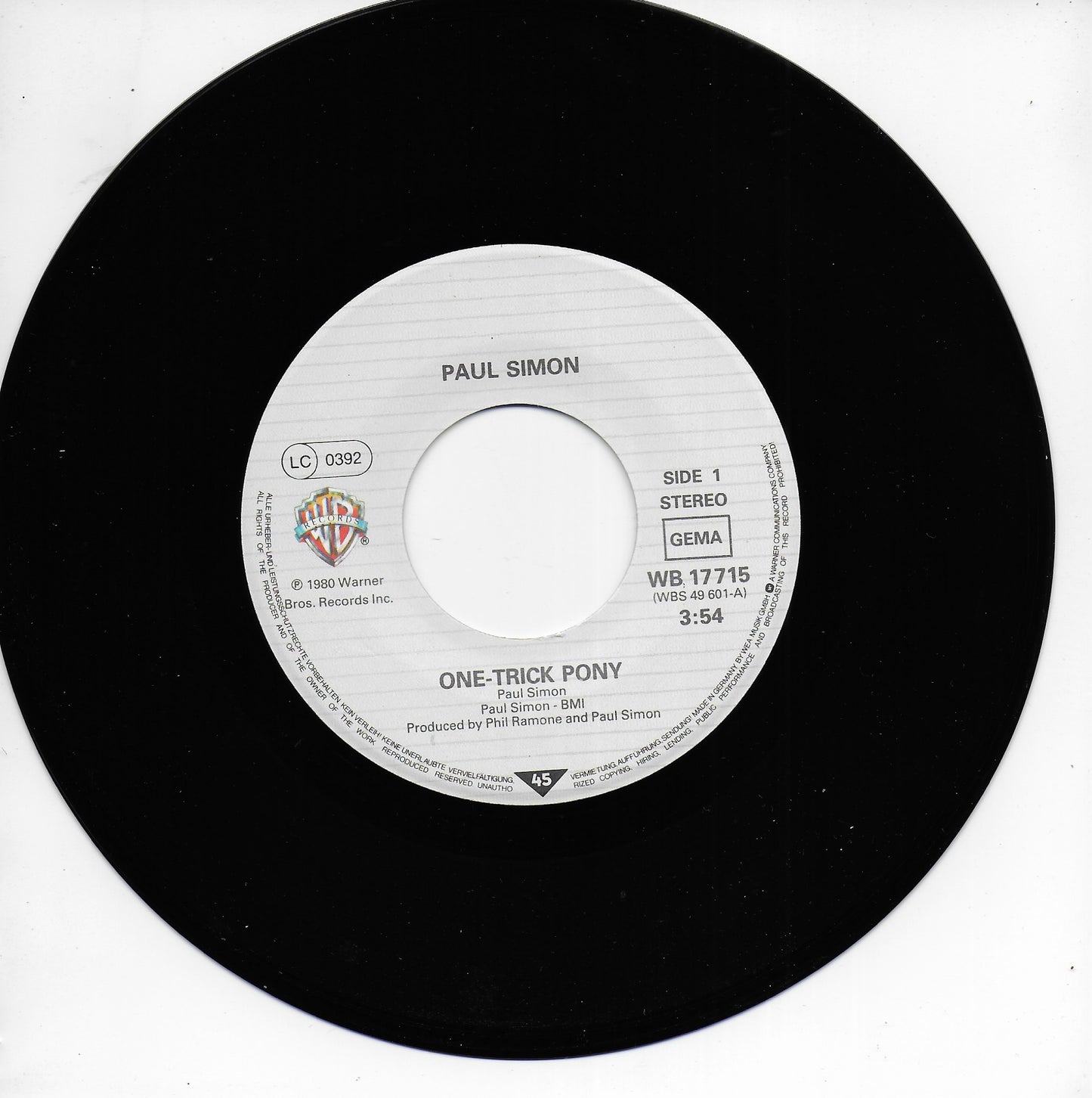 Paul Simon - One-trick pony