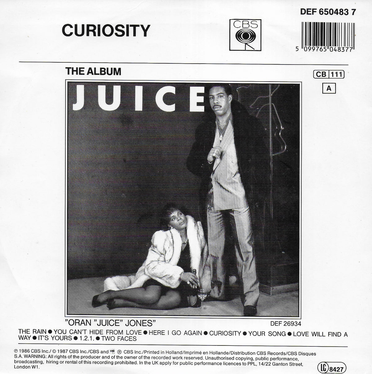 Oran "Juice" Jones - Here i go again