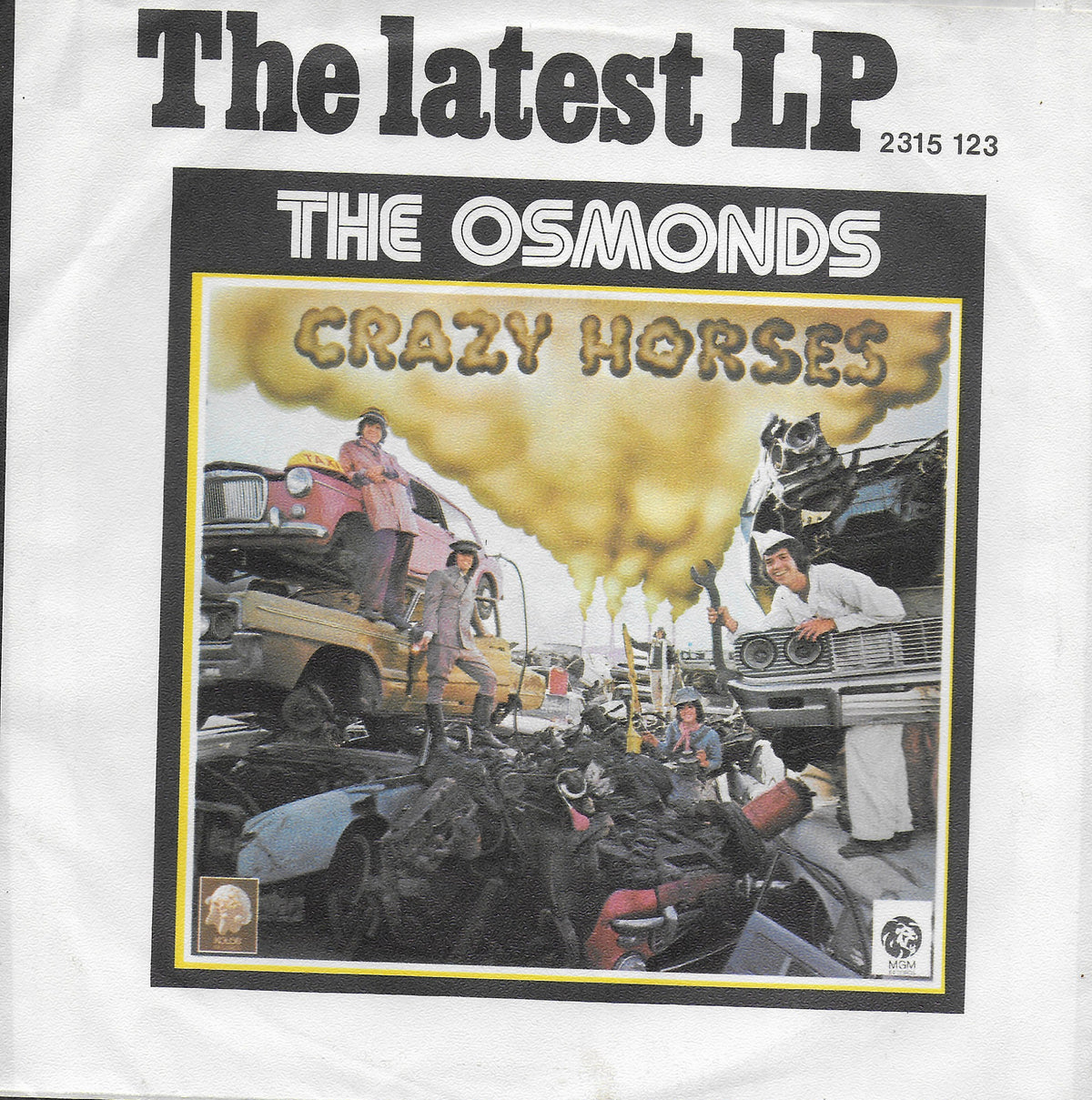 Osmonds - Crazy horses (Duitse uitgave)