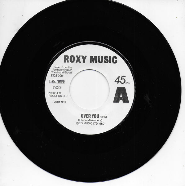 Roxy Music - Over you (Scandinavische uitgave)