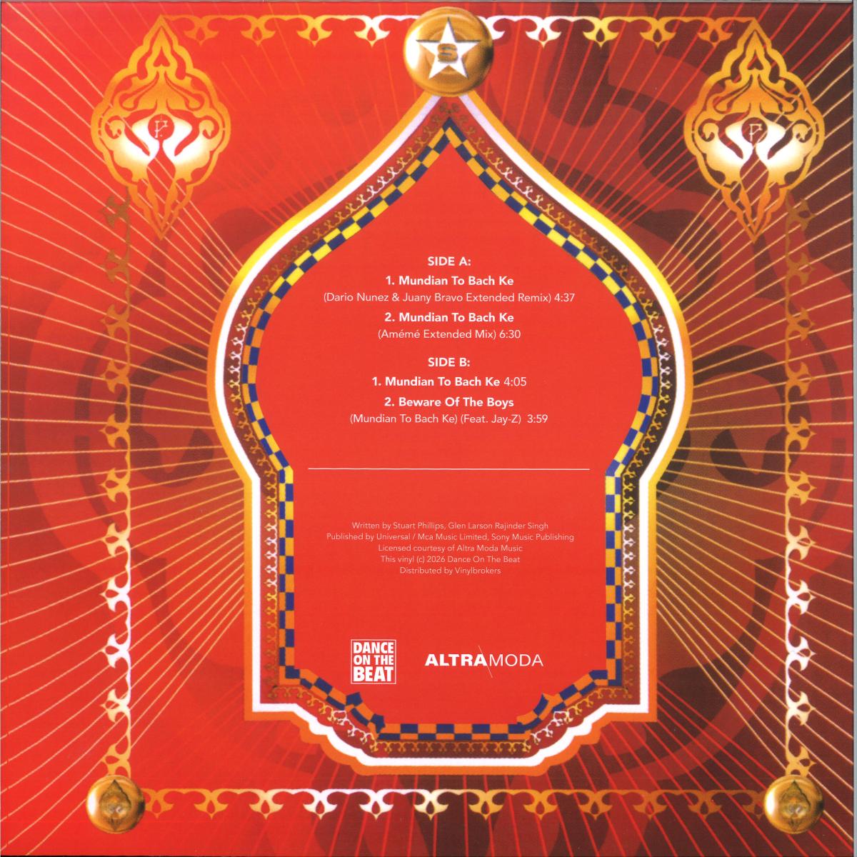 Panjabi MC - Mundian to bach ke (12" Maxi Single)