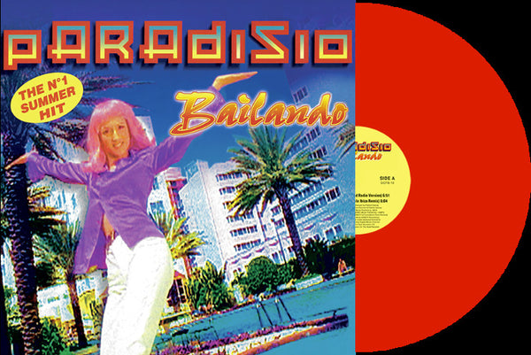 Paradisio - Bailando (Red vinyl) (12" Maxi Single)