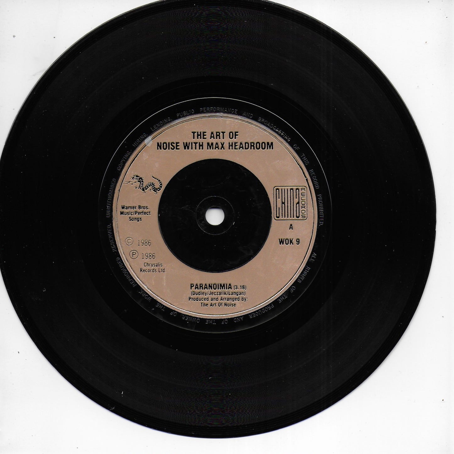 The Art of Noise with Max Headroom 7 - Paranoimia (Engelse uitgave)