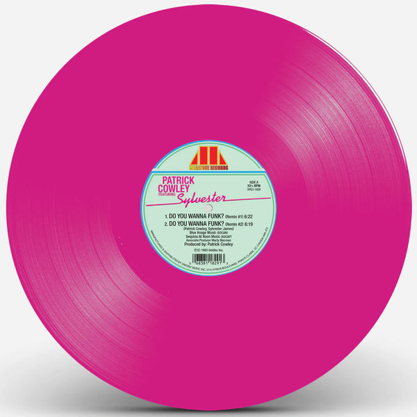 Patrick Cowley feat. Sylvester - Do you wanna funk? (remix) (Clear pink with swirls vinyl) (12" Maxi Single)