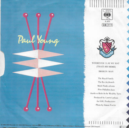 Paul Young - Wherever i lay my hat (that's my home) (Duitse uitgave)