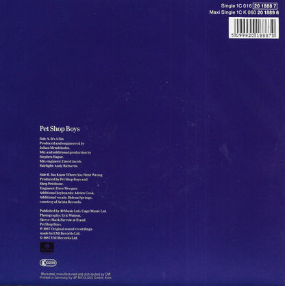 Pet Shop Boys - It's a sin