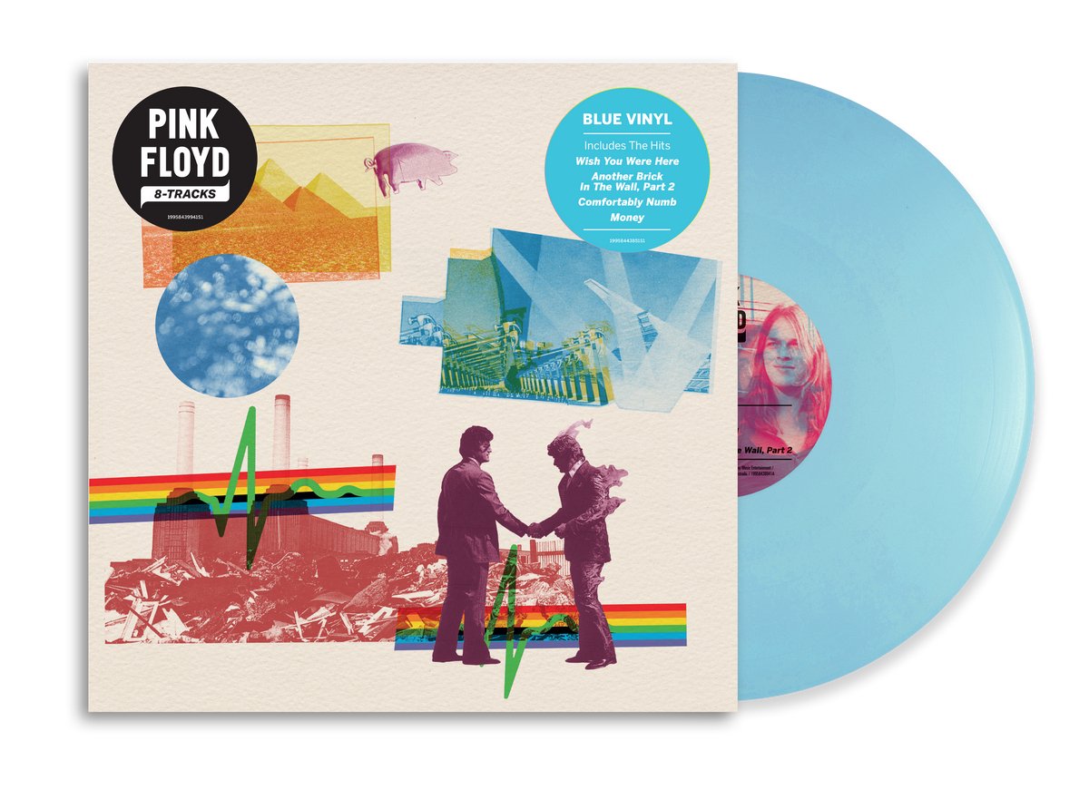 Pink Floyd - 8-Tracks (Blue vinyl) (LP)