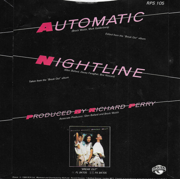 Pointer Sisters - Automatic (Engelse uitgave)