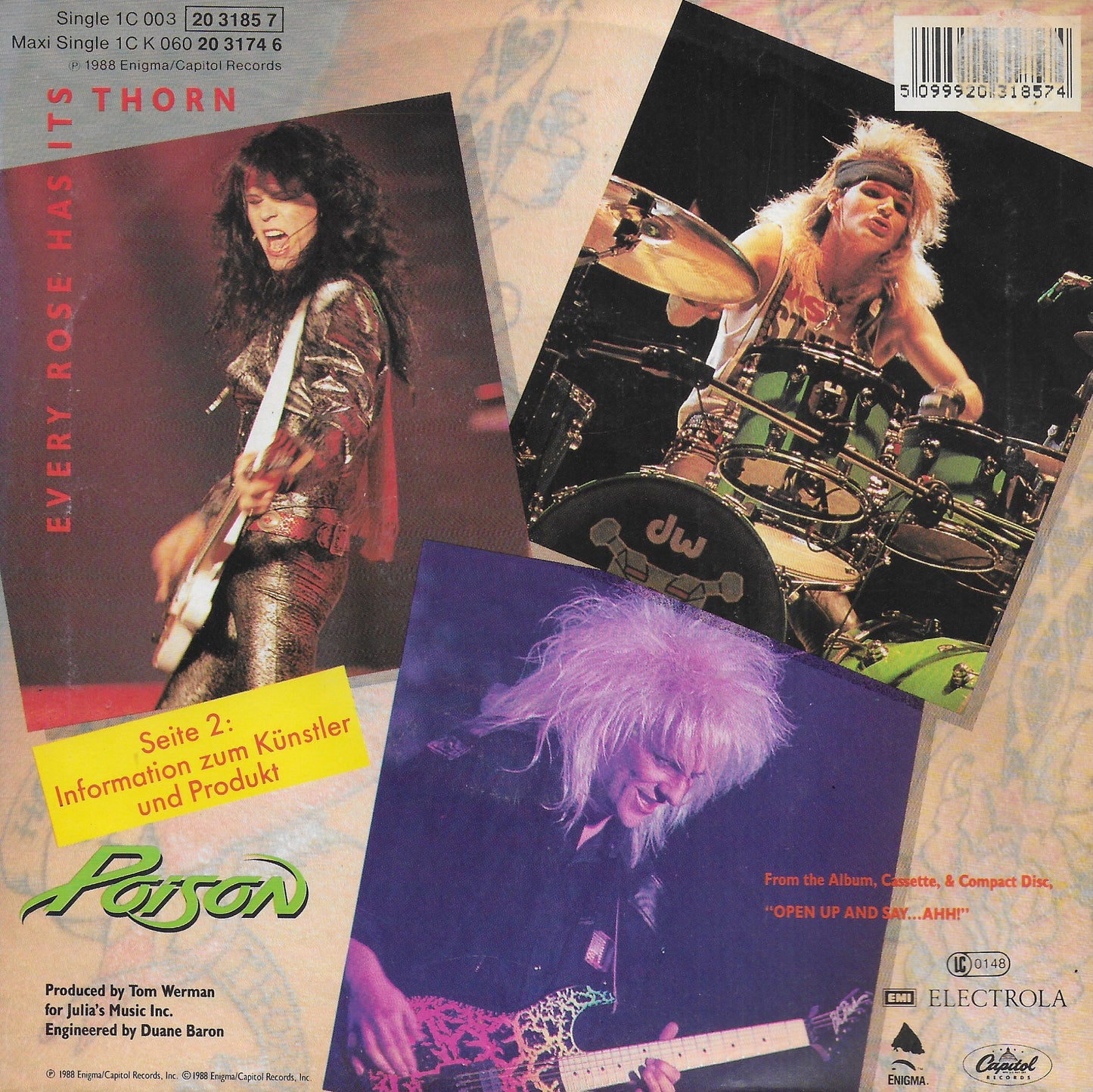 Poison - Every rose has its thorn (Duitse uitgave)