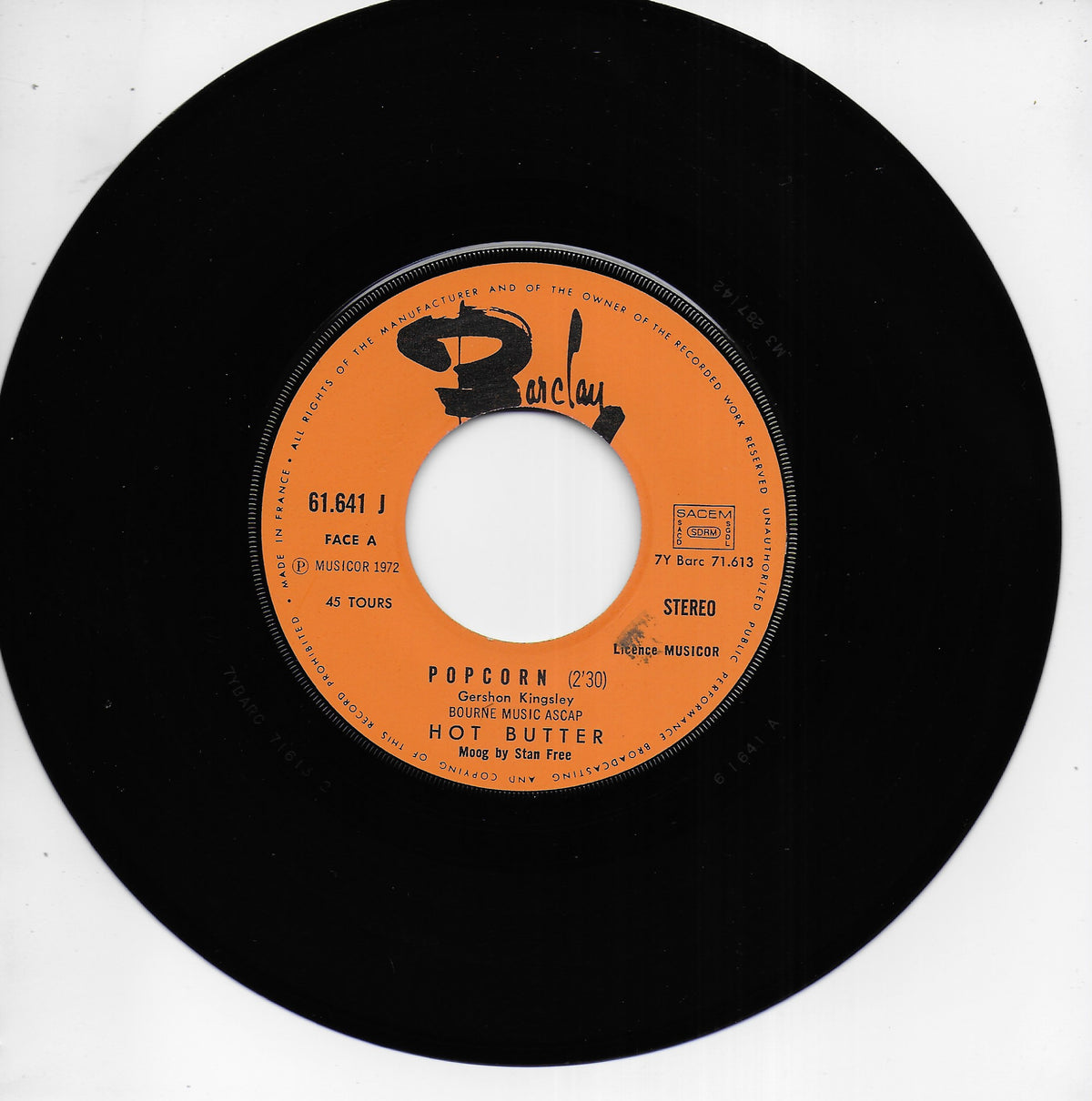 Hot Butter - Pop corn (Franse uitgave)