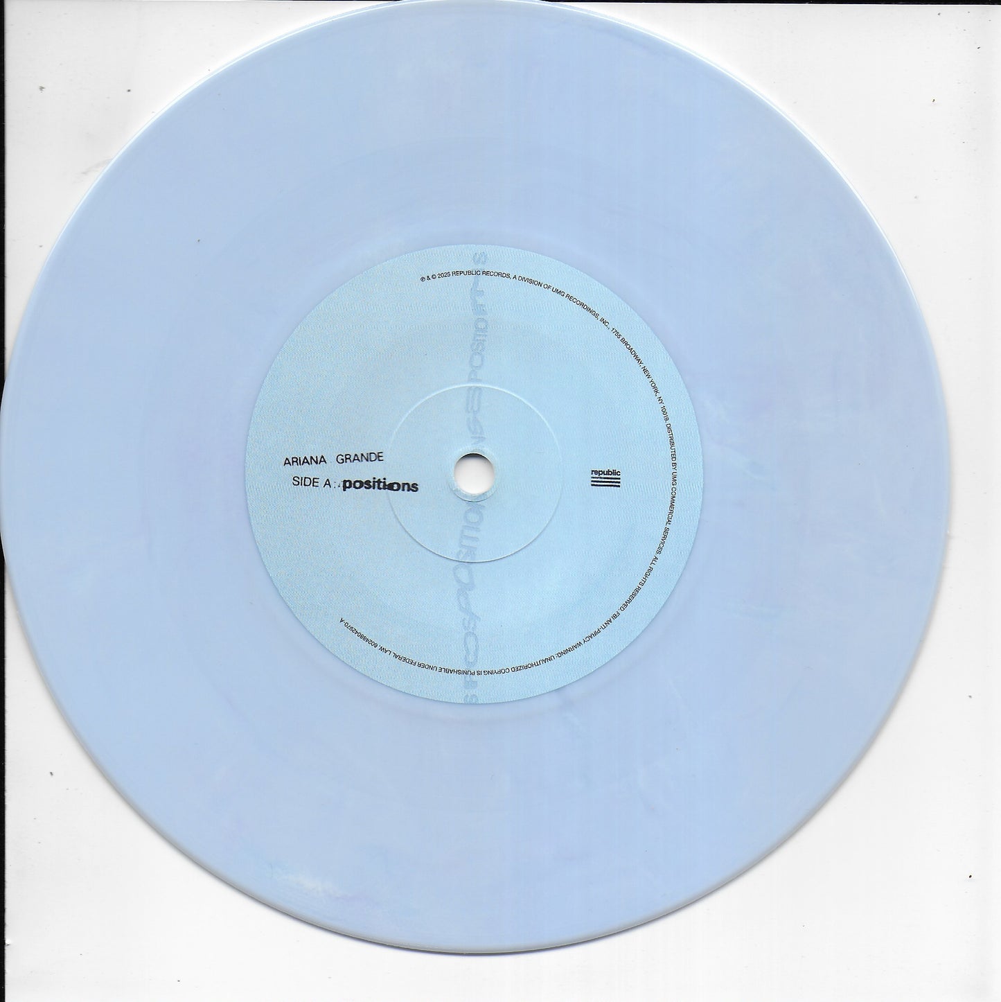 Ariana Grande - Positions (Limited light blue marbled vinyl)