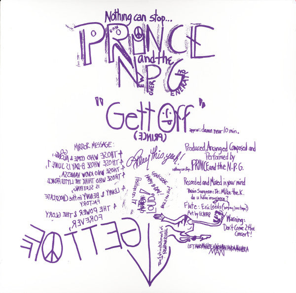 Prince and the New Power Generation - Gett off (RSD 2023) (12" Maxi Single)