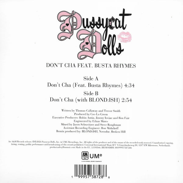 Pussycat Dolls feat. Busta Rhymes - Don't cha (Baby pink vinyl)