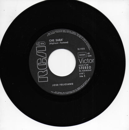 Jose Feliciano - Che Sara' (Duitse uitgave)