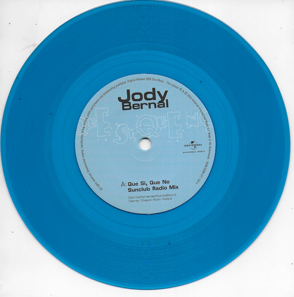 Jody Bernal - Que si que no (Blue vinyl)