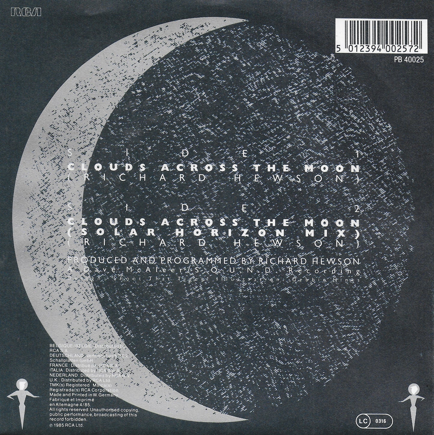Rah Band - Clouds across the moon (Duitse uitgave)