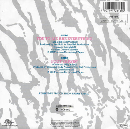 The Real Thing - You to me are everything (the decade remix 76-86) (Europese uitgave)