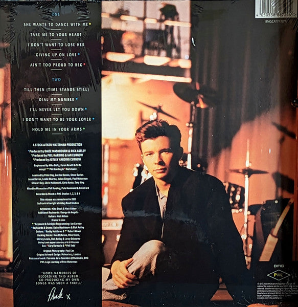 Rick Astley - Hold Me In Your Arms (Limited edition, blue vinyl) (LP)