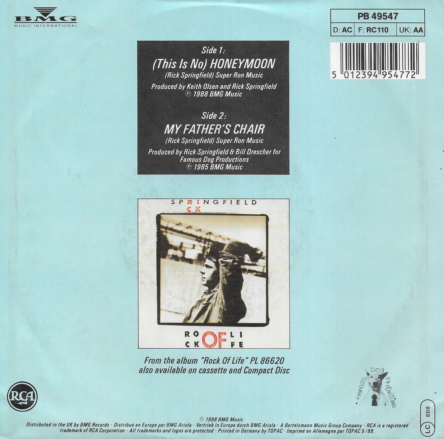 Rick Springfield - (This is no) Honeymoon