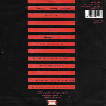 Robert Palmer and UB40 - I'll be your baby tonight (Duitse uitgave)