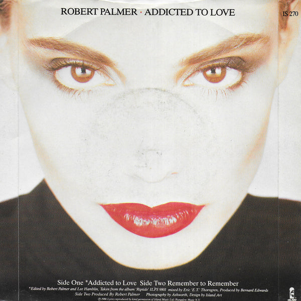 Robert Palmer - Addicted to love (Engelse uitgave)
