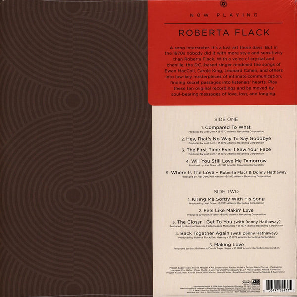 Roberta Flack - Now Playing / Best Of Roberta Flack (Limited crystal clear vinyl) (LP)