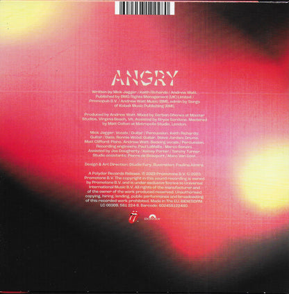 Rolling Stones - Angry (Limited red vinyl)