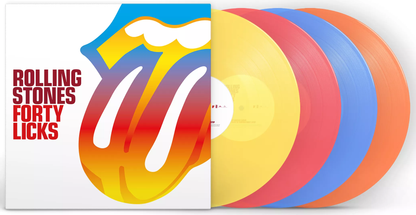 Rolling Stones - Forty Licks (Transparent Yellow, Red, Blue, Orange vinyl) (4LP)