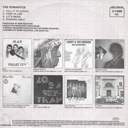 Romantics - Tell it to Carrie (Duitse uitgave)