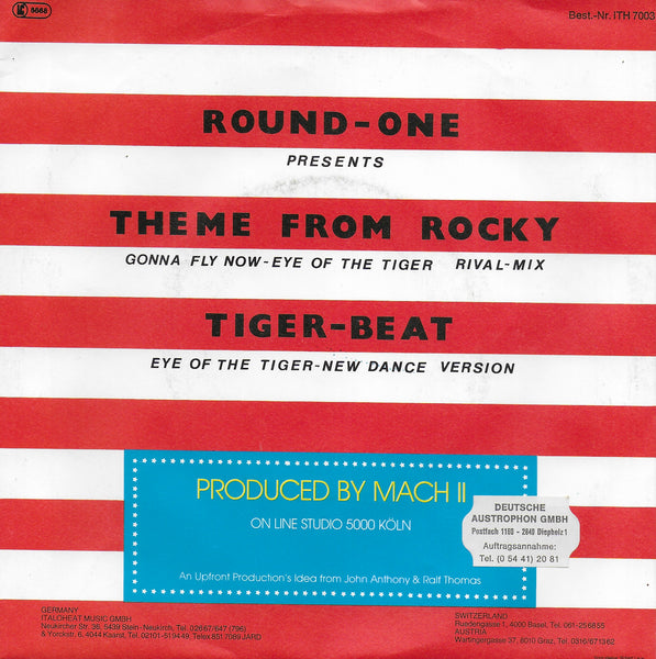 Round One - Theme from Rocky (disco mix) (Duitse uitgave)