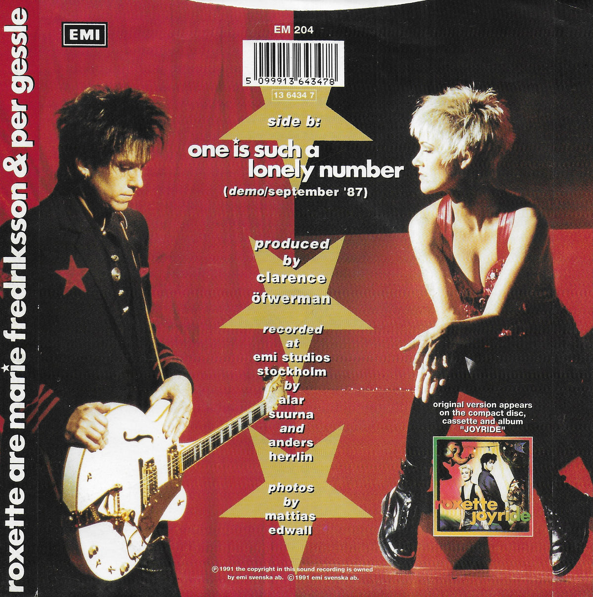 Roxette - The big L. (Engelse uitgave)