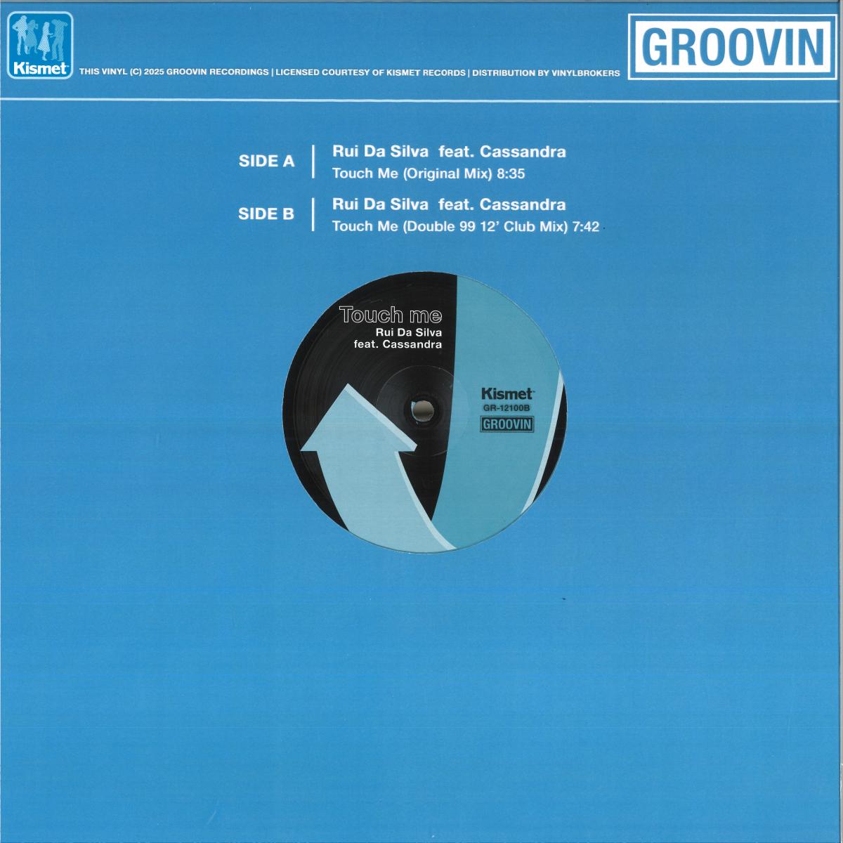 Rui Da Silva feat. Cassandra - Touch me (Limited grey marbled vinyl) (12" Maxi Single)