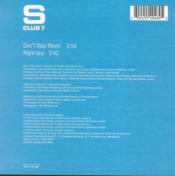 S Club 7 - Don't stop movin' (Limited edition)