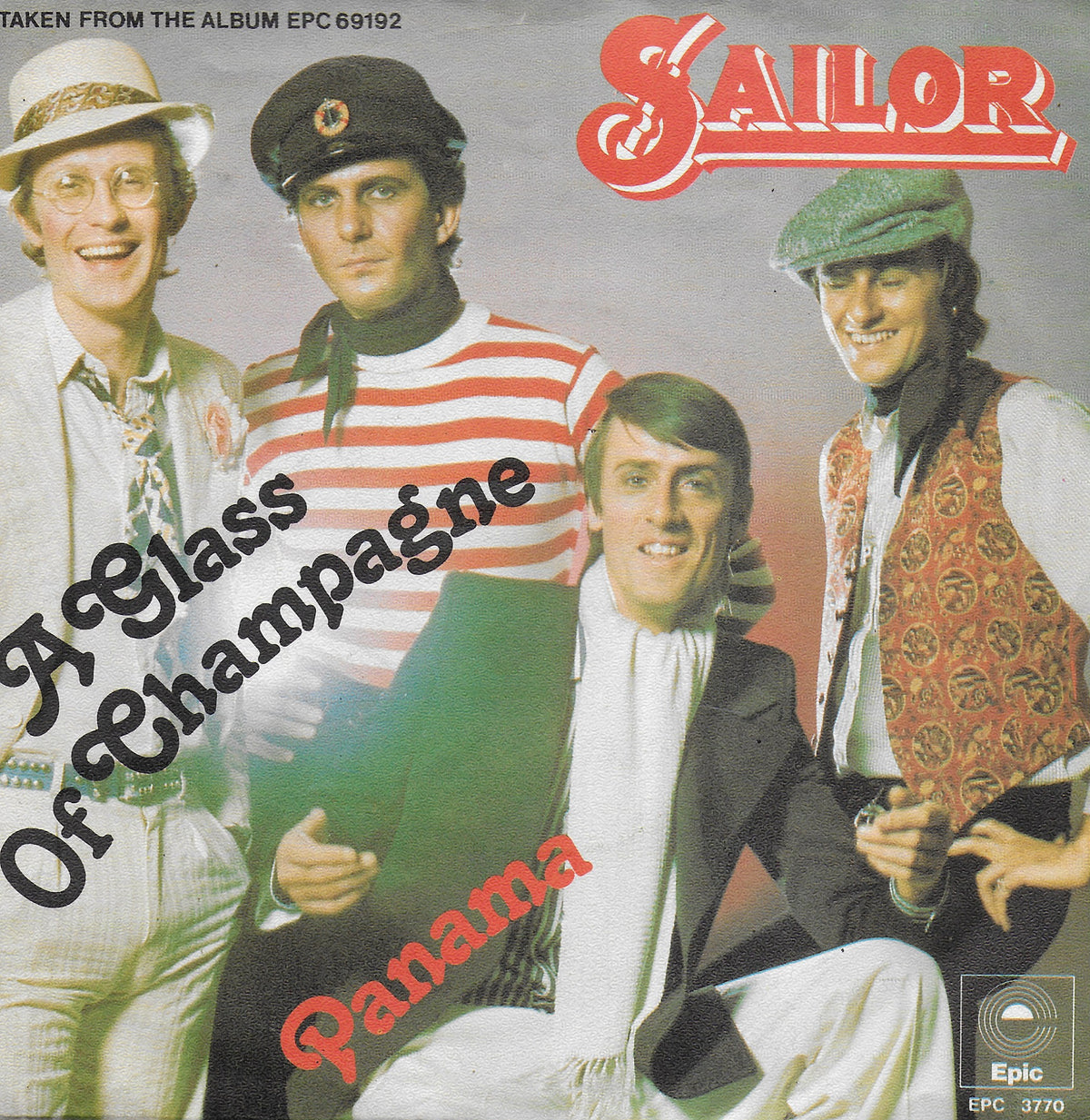 Sailor - A glass of champagne (Duitse uitgave)