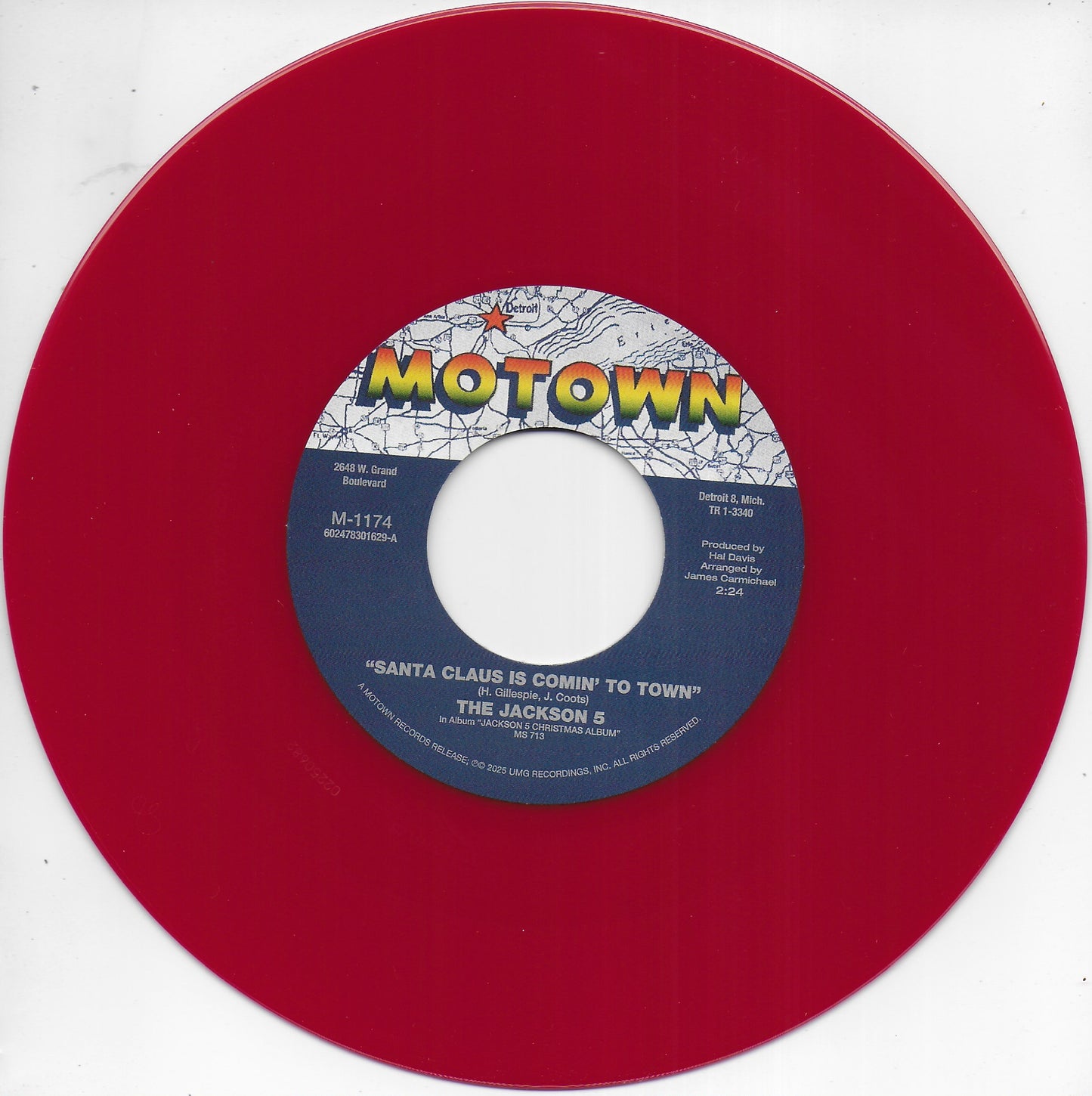 The Jackson 5 - Santa Claus is comin' to town (Red vinyl)