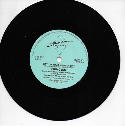 Princess - Say i'm your no.1 (Engelse uitgave)