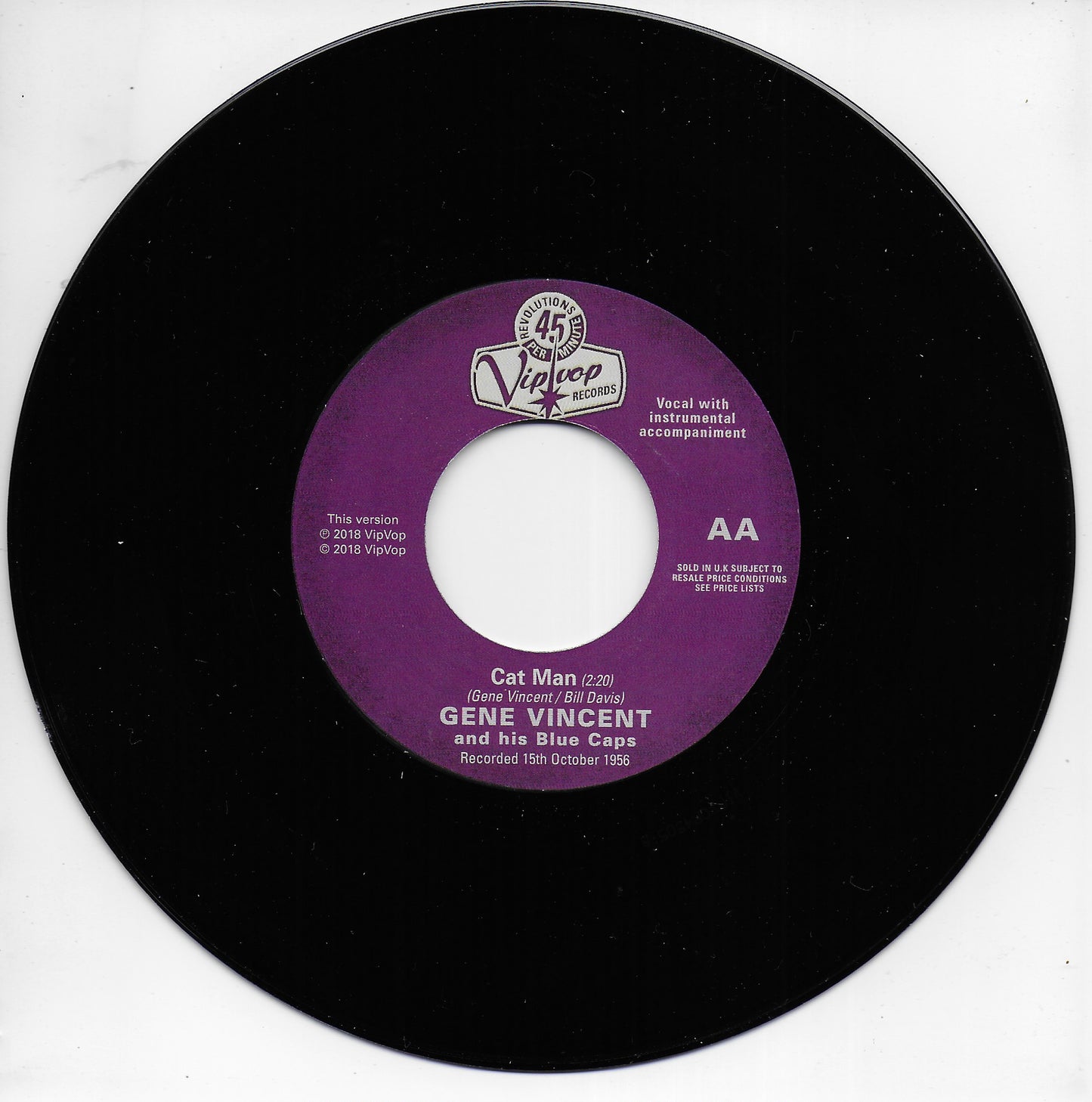 Gene Vincent and his Blue Caps - Say mama / Cat man