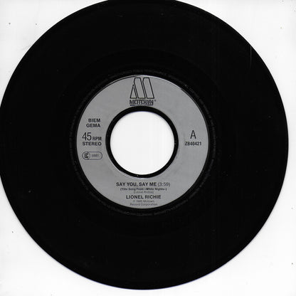Lionel Richie - Say you say me (Duitse uitgave)