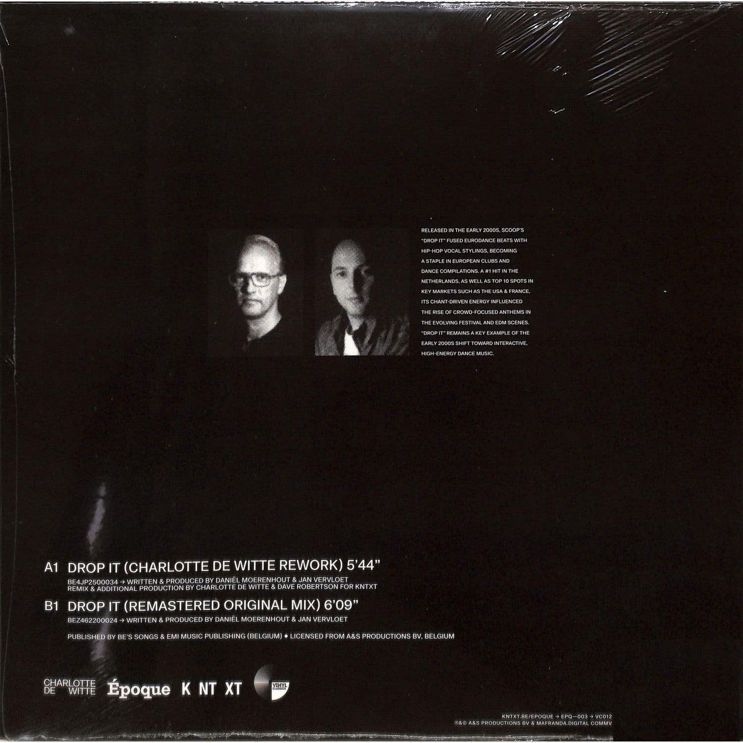 Scoop - Drop it (Blue vinyl) (12" Maxi Single)
