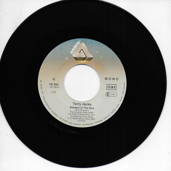 Terry Jacks - Seasons in the sun / if you go away (Duitse uitgave)