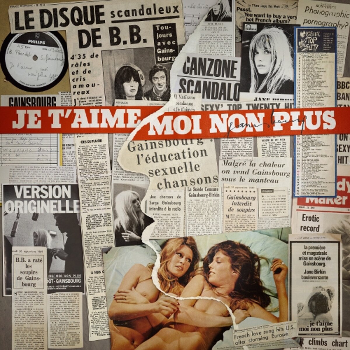 Serge Gainsbourg - Je T'aime Moi Non Plus (12" Maxi Single)