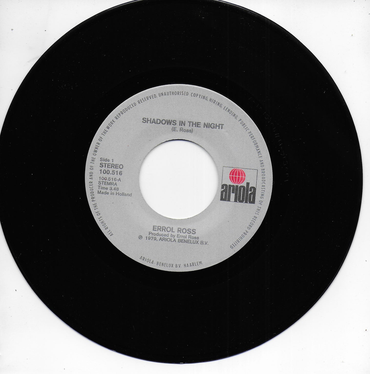 Errol Ross - Shadows in the night