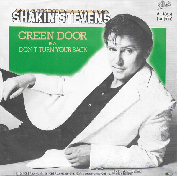 Shakin' Stevens - Green door (Duitse uitgave)