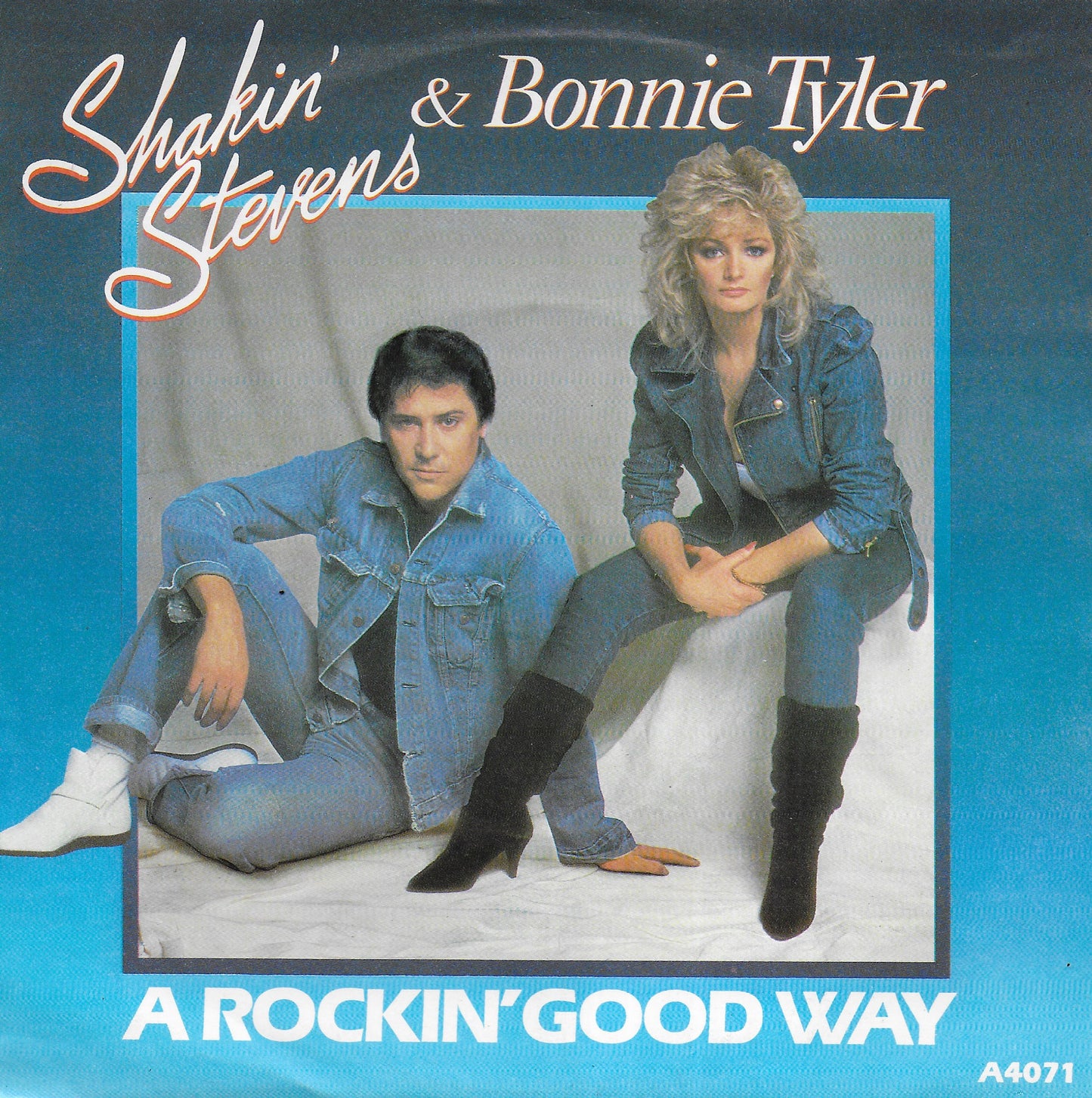 Shakin' Stevens & Bonnie Tyler - A rockin' good way (Engelse uitgave)