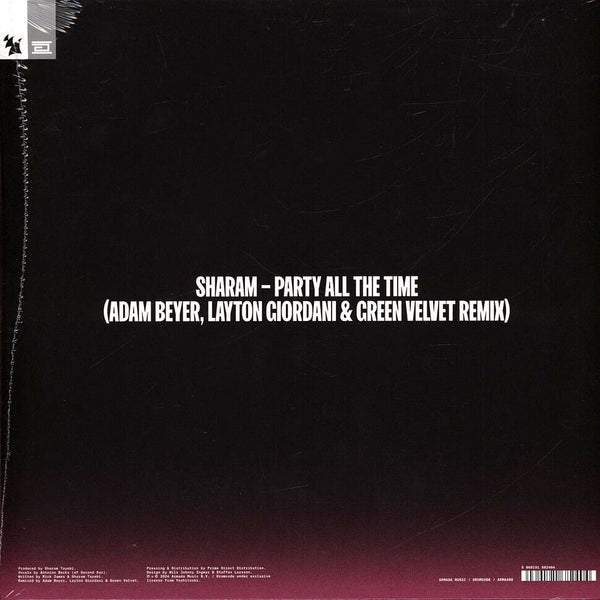 Sharam - Party all the time (remix) (Limited pink vinyl) (12" Maxi Single)
